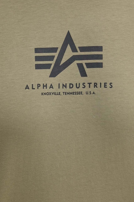 Alpha Industries cotton t-shirt 118533.11 green