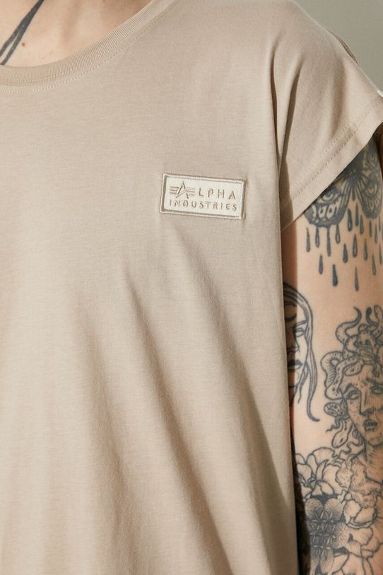 Хлопковая футболка Alpha Industries 118530.627