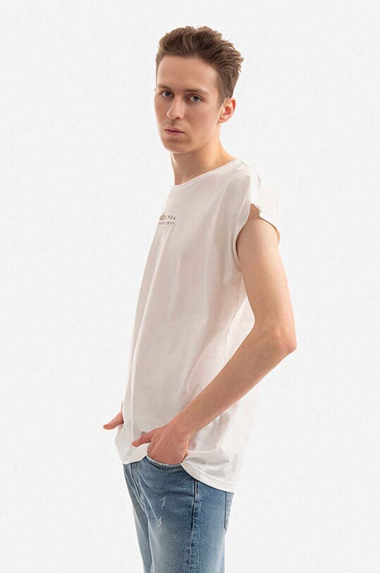 Alpha Industries tricou din bumbac 118531.626 alb