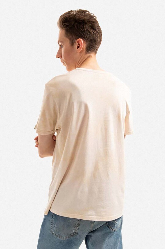 Odzież Alpha Industries t-shirt bawełniany 106515.136 beżowy