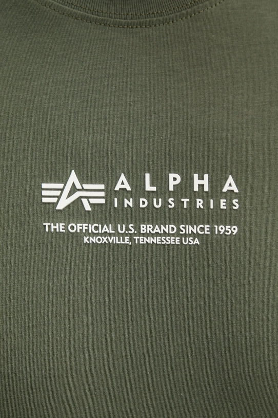 Alpha Industries cotton t-shirt 108501.142 green