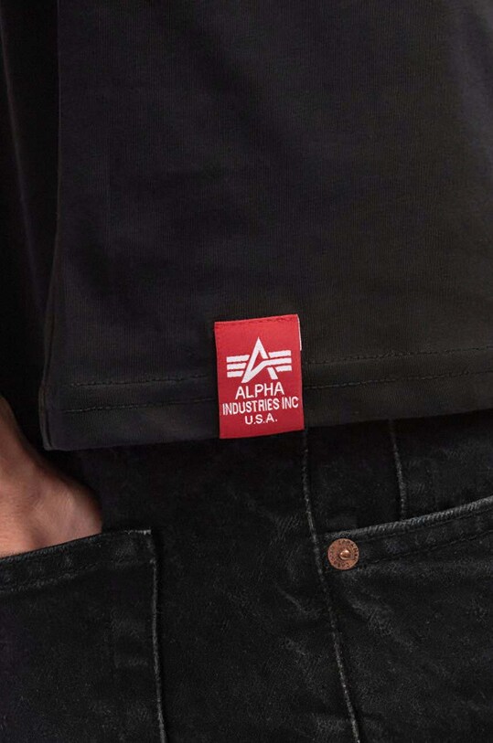 Хлопковая футболка Alpha Industries 108510.285