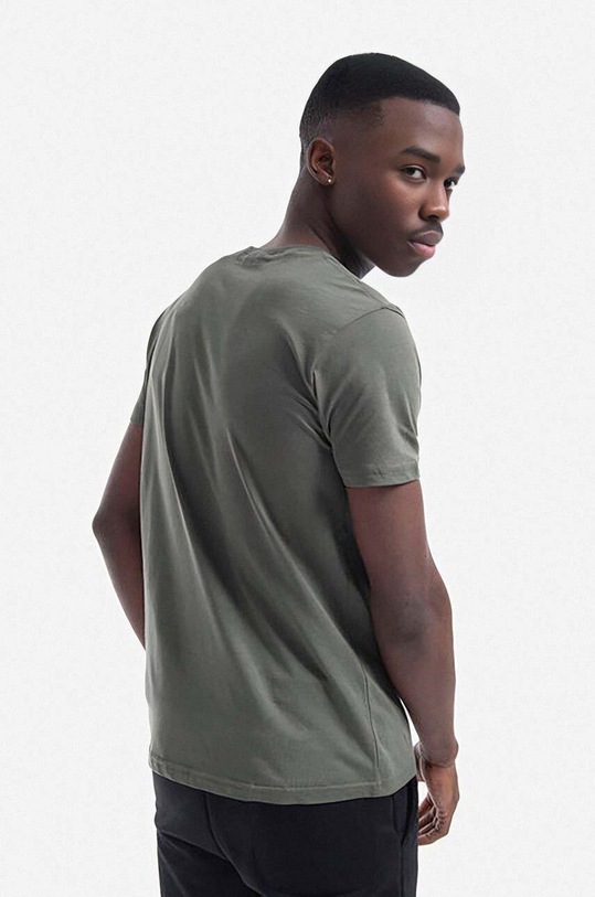 Oblečenie Bavlnené tričko Alpha Industries 118502.142 zelená