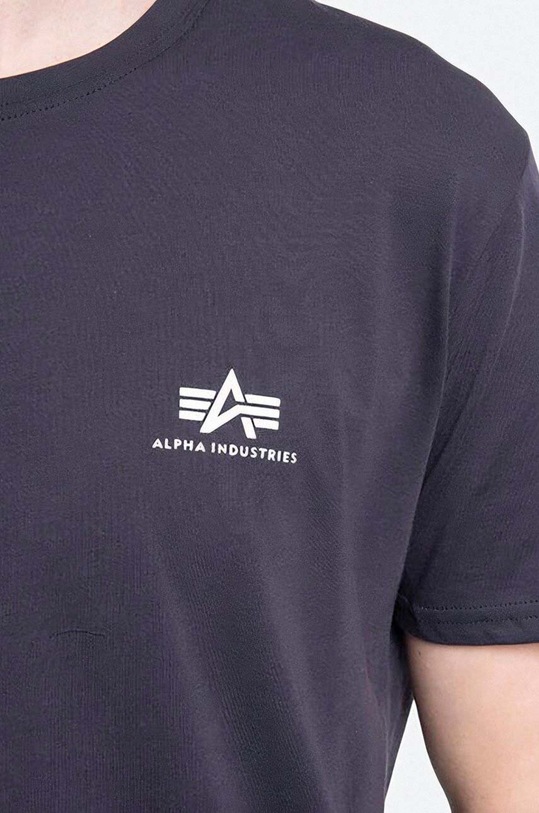Alpha Industries cotton t-shirt navy 188505.466