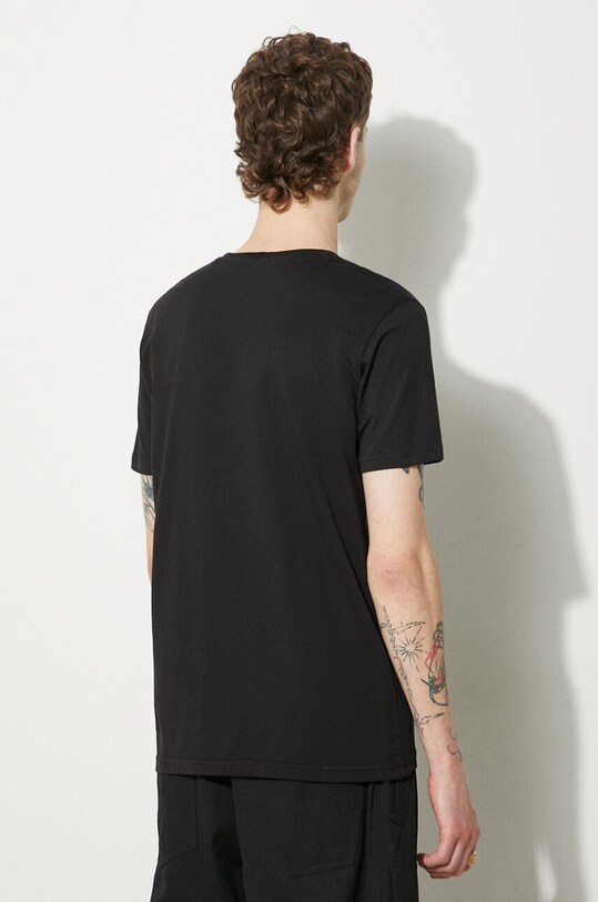 Памучна тениска Alpha Industries 178501.209 черен AA00