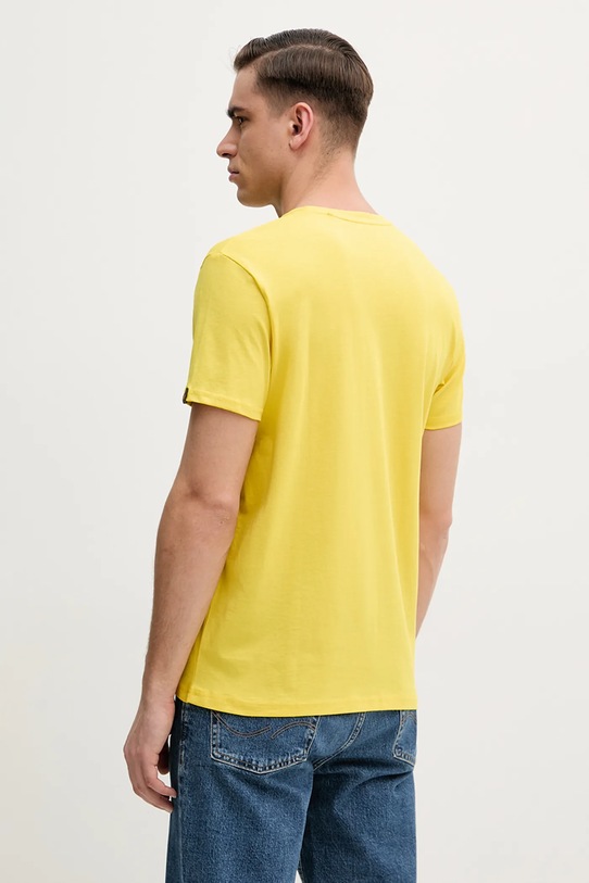 Oblečení Bavlněné tričko Alpha Industries 100501.465 žlutá
