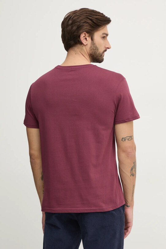 Abbigliamento Alpha Industries t-shirt in cotone Basic T-Shirt 100501.184 granata