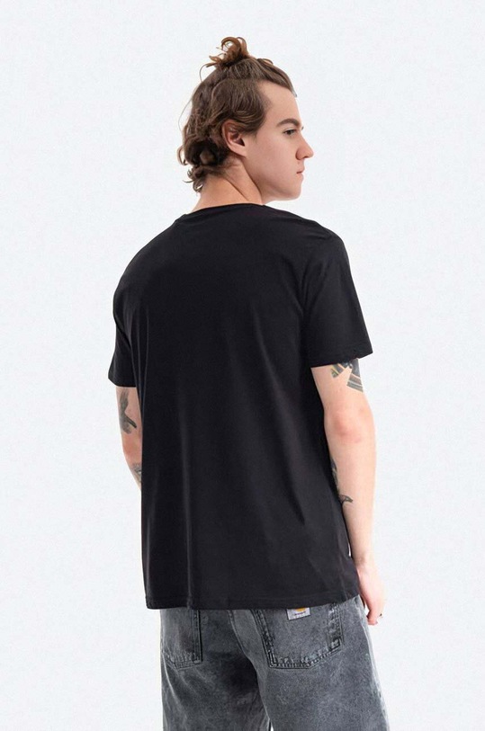 Ρούχα Βαμβακερό μπλουζάκι Alpha Industries 100501RP.03 μαύρο