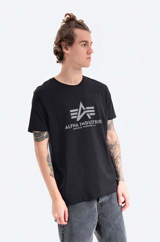 Βαμβακερό μπλουζάκι Alpha Industries 100501RP.03