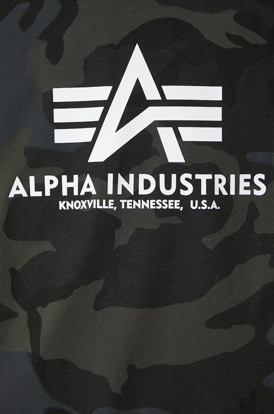 Alpha Industries tricou din bumbac Basic T-Shirt Camo 100501C.125