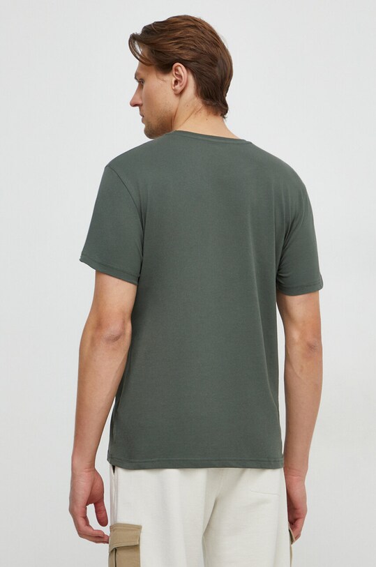 Oblačila Bombažna kratka majica Alpha Industries 188505.142 zelena