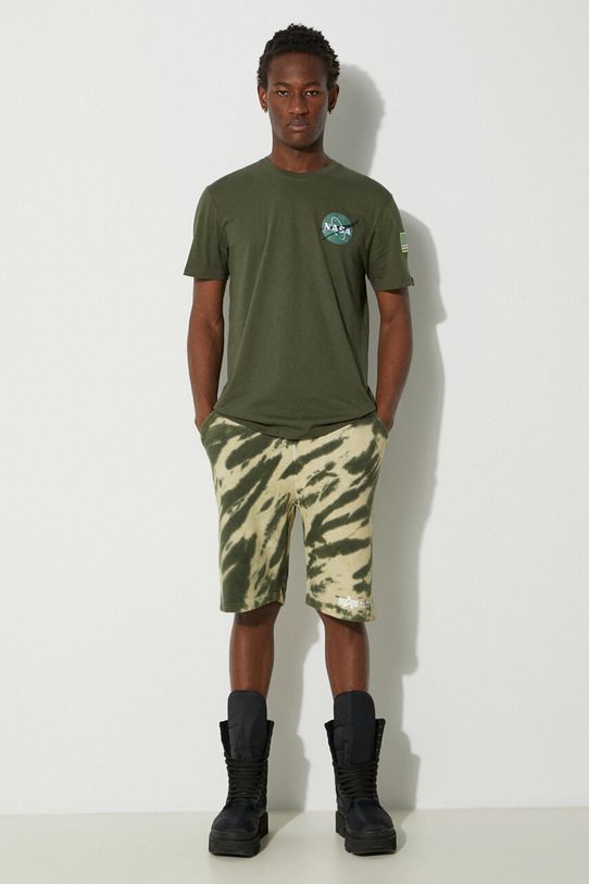 Alpha Industries cotton t-shirt 176507.257 green AA00