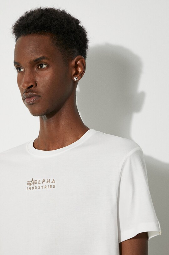 Alpha Industries tricou din bumbac 118529.626 alb