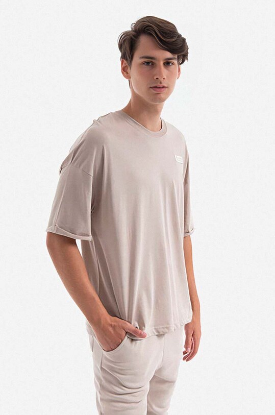 Bavlnené tričko Alpha Industries 118532.627 béžová