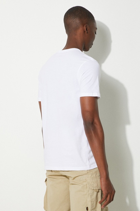 Odzież Alpha Industries t-shirt bawełniany 178501.438 biały