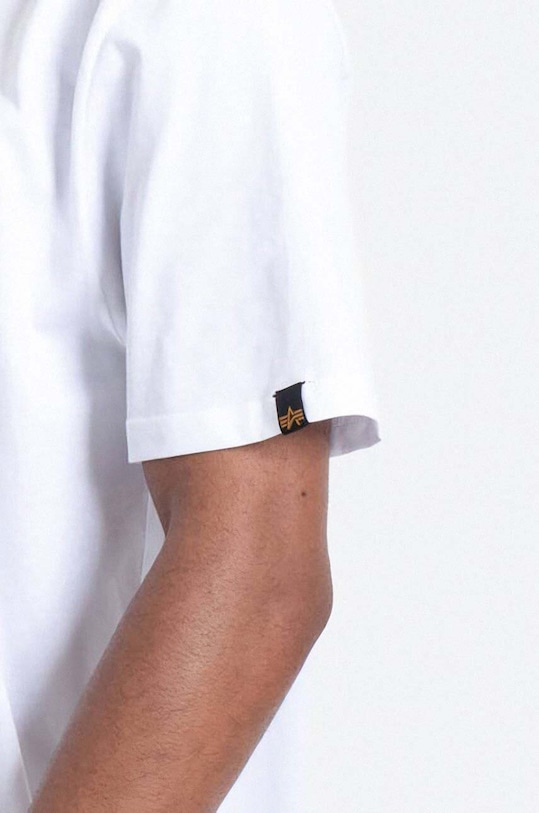 Alpha Industries tricou din bumbac 178501.438 alb