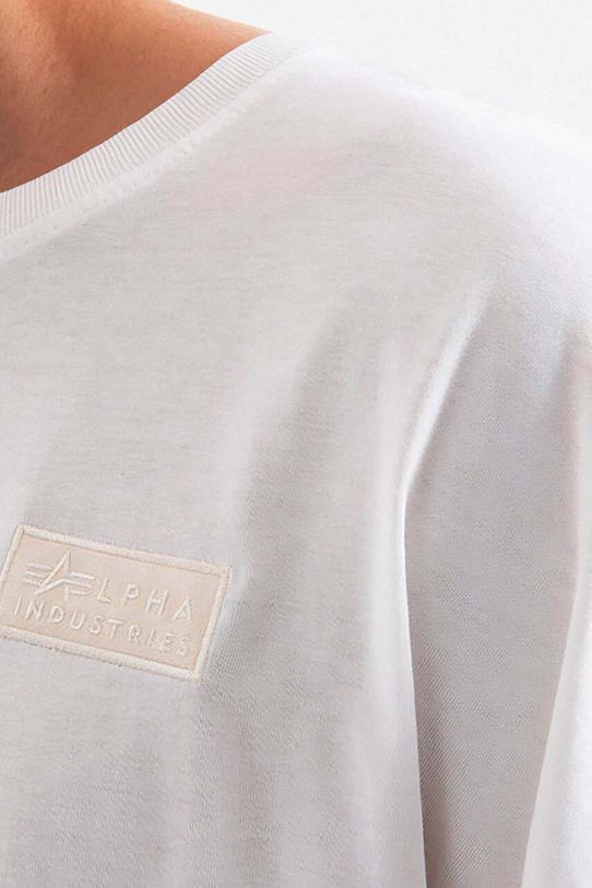 Oblečenie Bavlnené tričko Alpha Industries 118532.626 béžová