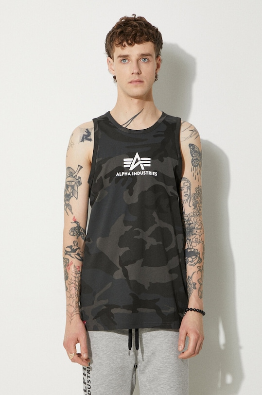 Îmbrăcăminte Alpha Industries tricou din bumbac 126566C.125 gri
