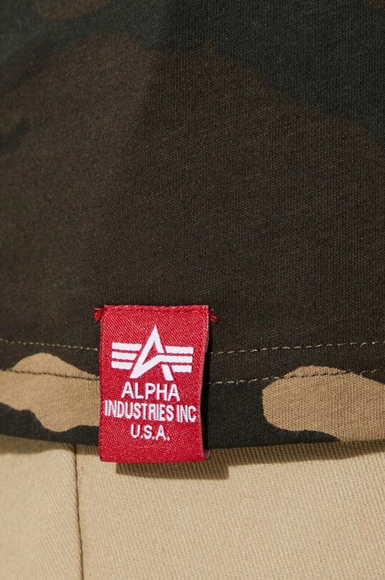 Βαμβακερό μπλουζάκι Alpha Industries 126566C.408
