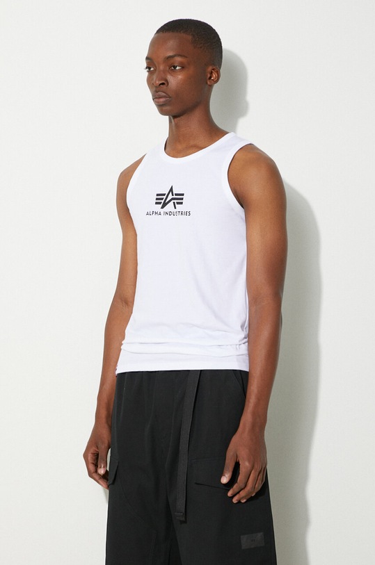Alpha Industries tricou din bumbac 126566.09 alb