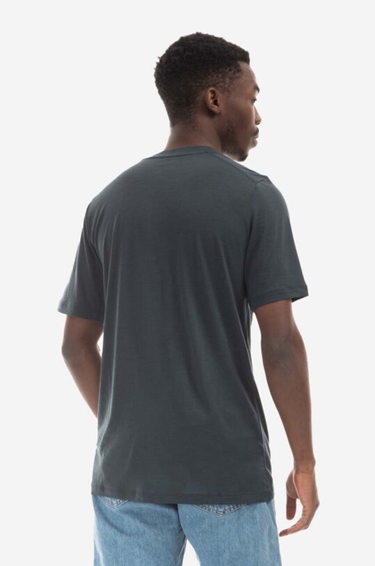 Odzież Fjallraven t-shirt wełniany Abisko Wool Classic F84117.555 zielony