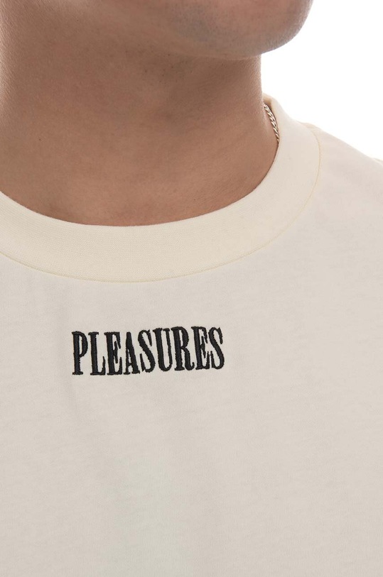 PLEASURES t-shirt bawełniany Tainted Contrast Heavyweight P23SP027