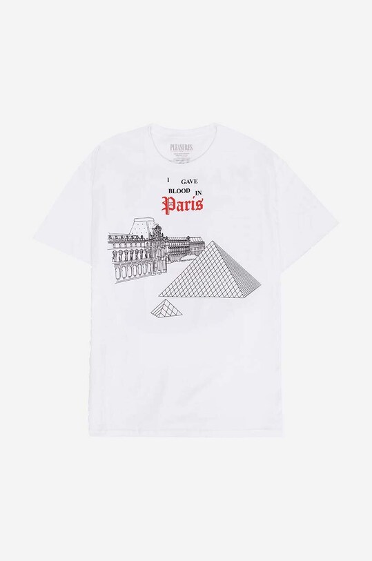 PLEASURES t-shirt bawełniany Blood T-shirt P23SP050