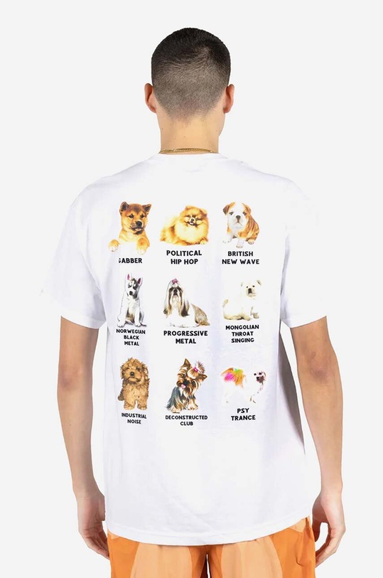 PLEASURES cotton T-shirt Puppies T-shirt P23SP060
