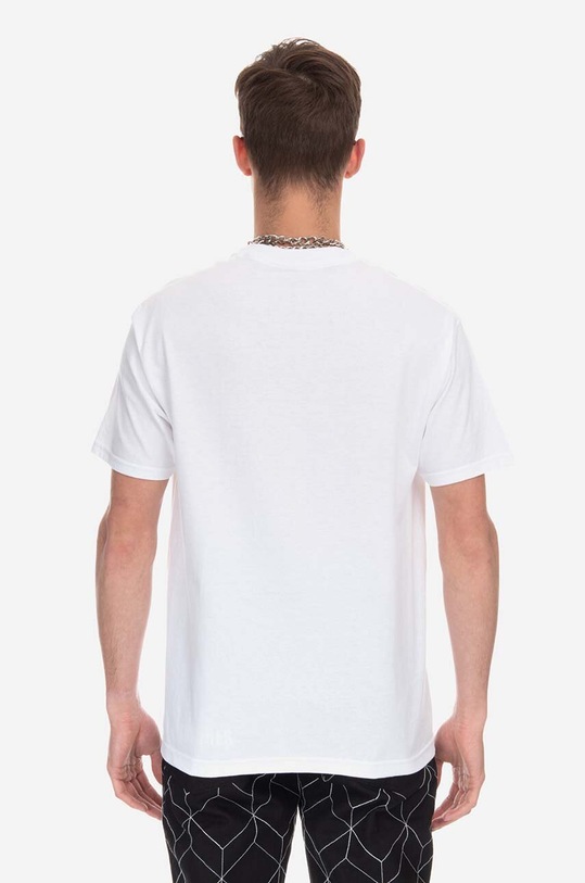 PLEASURES t-shirt bawełniany Old Logo T-shirt biały P23SP063