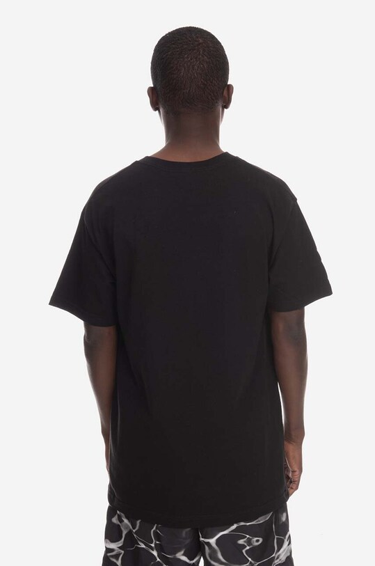 PLEASURES t-shirt bawełniany Old Logo T-shirt P23SP063