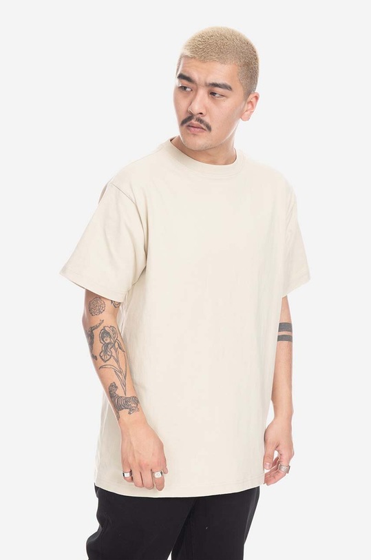 Oblečenie Bavlnené tričko Taikan TT0001.CRM béžová
