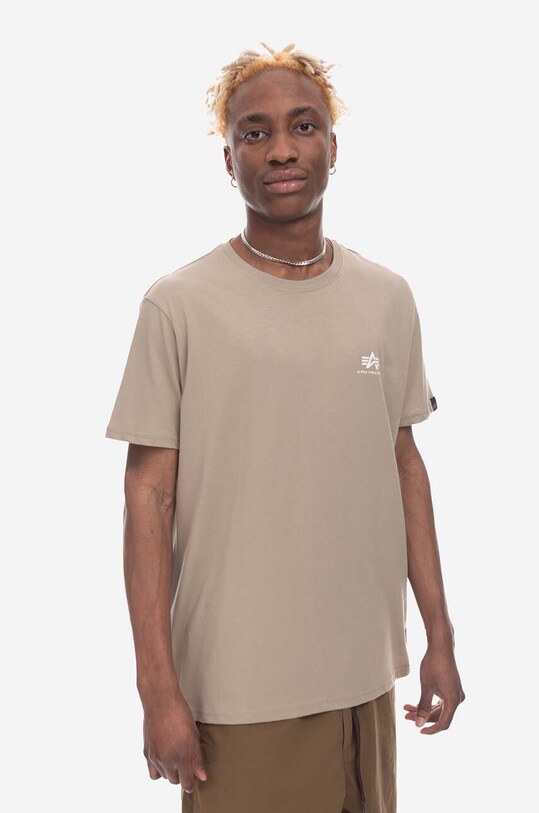 Bavlněné tričko Alpha Industries Basic T Small Logo 188505.679