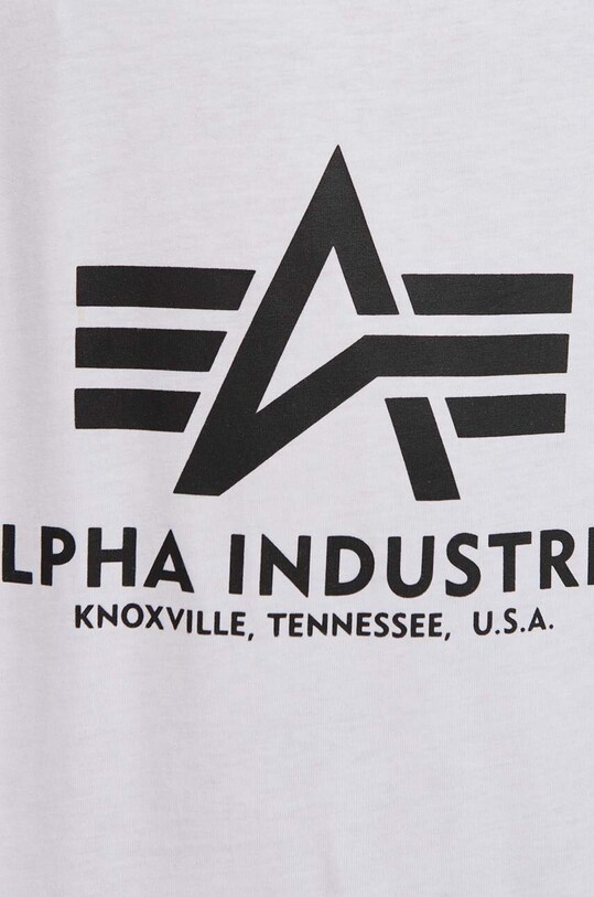 Alpha Industries t-shirt bawełniany Basic Tank 116513.09 biały AA00