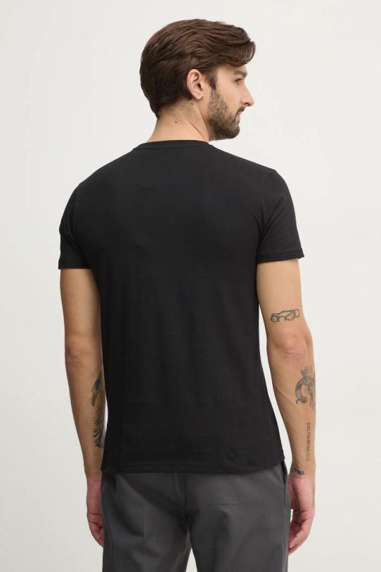 Odzież Alpha Industries t-shirt bawełniany 100501RR.03 czarny