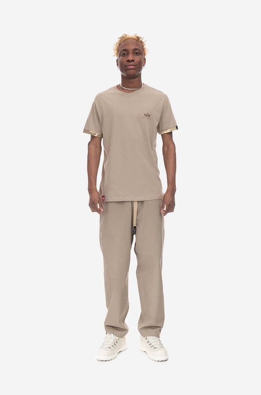 Alpha Industries tricou din bumbac Alpha Industries Alpha Industries 106509 79 bej 106509.79
