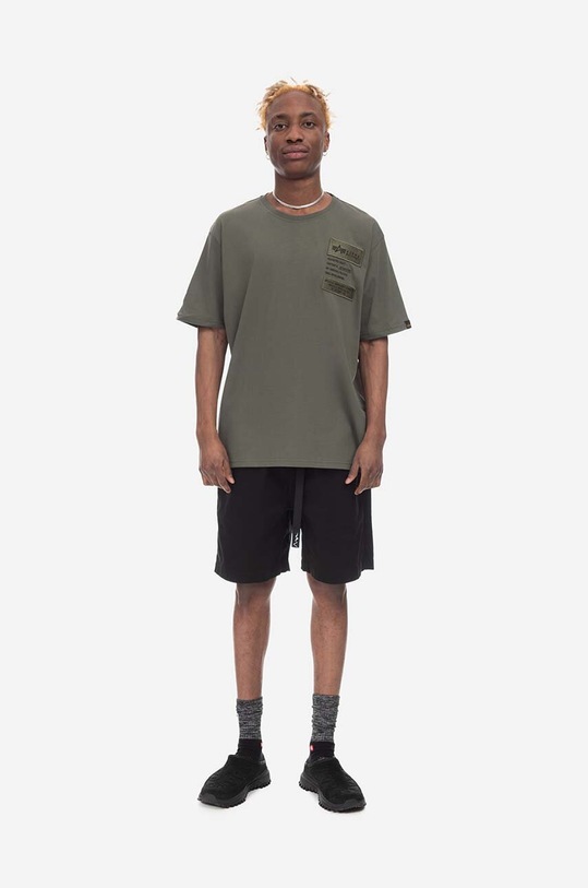 Alpha Industries tricou din bumbac Patch T LF 136500 142 136500.142