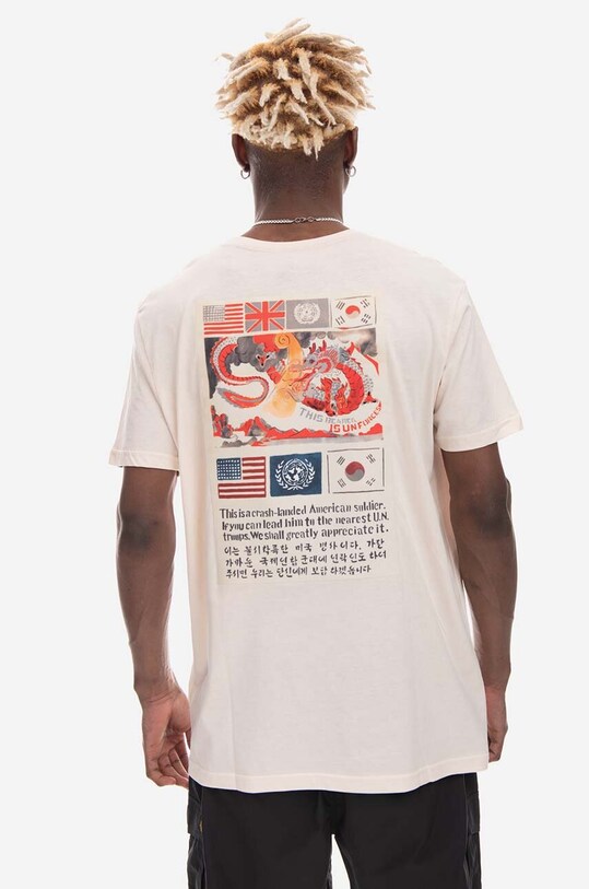 Alpha Industries t-shirt bawełniany USN Blood Chit T 2 136503 578