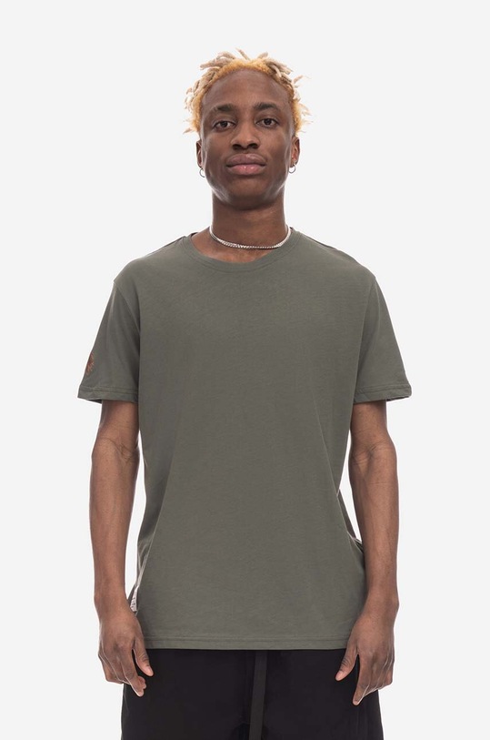 Bavlněné tričko Alpha Industries Dragon zelená 136506.142