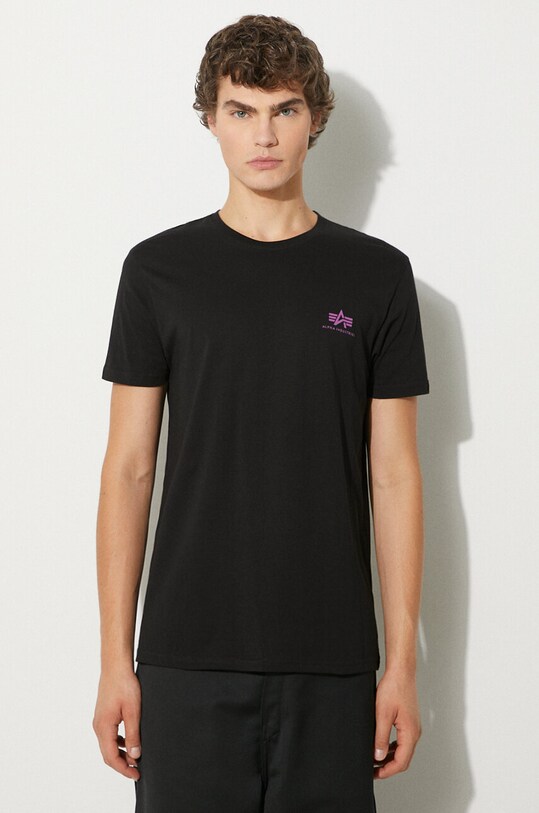 Alpha Industries cotton t-shirt 128507.682 black AA00