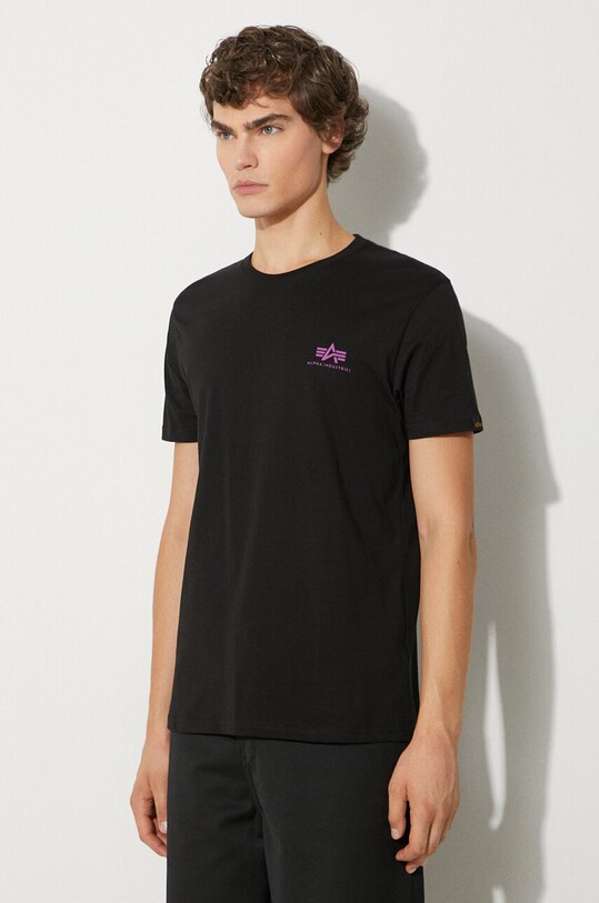 Clothing Alpha Industries cotton t-shirt 128507.682 black