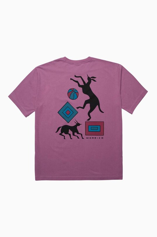 by Parra cotton t-shirt Parra Pet Supplies T-shirt 49100 PURPLE