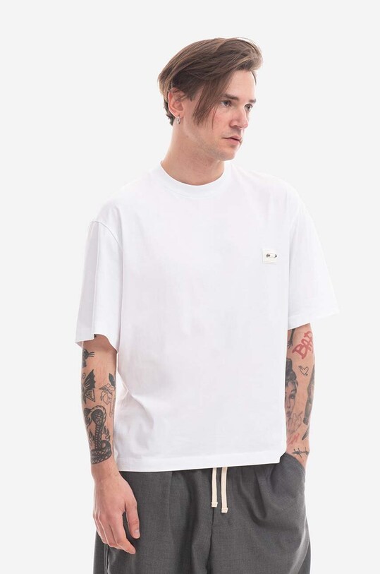 Neil Barett cotton t-shirt PBJT144.U502C white