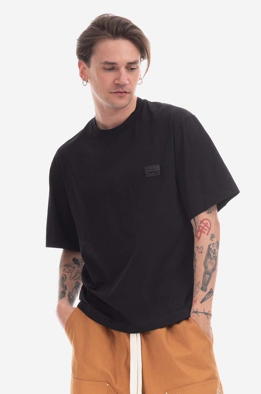 Neil Barett tricou din bumbac PBJT144.U502C negru AA00