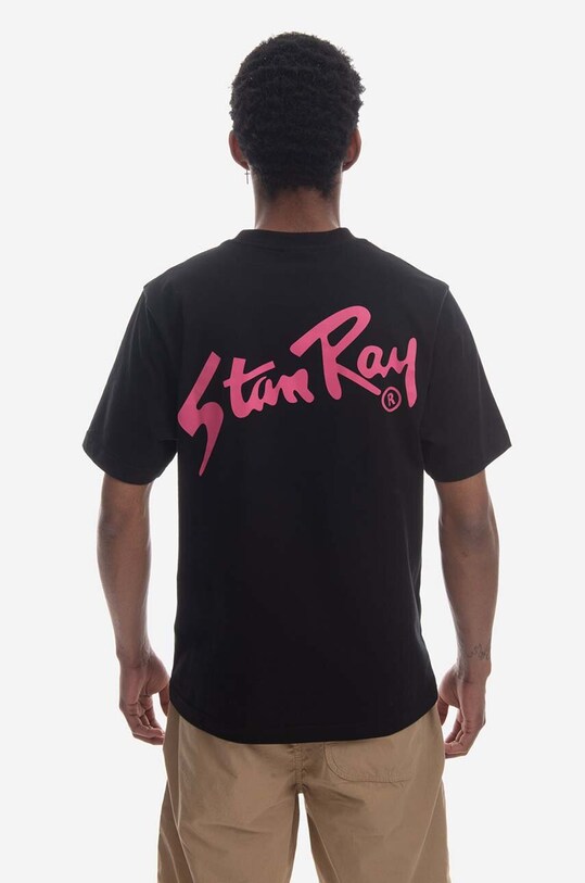 Bavlnené tričko Stan Ray Tee SS23001BLA čierna