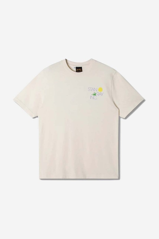 Clothing Stan Ray cotton t-shirt Hardly Working Tee SS23043NAT beige