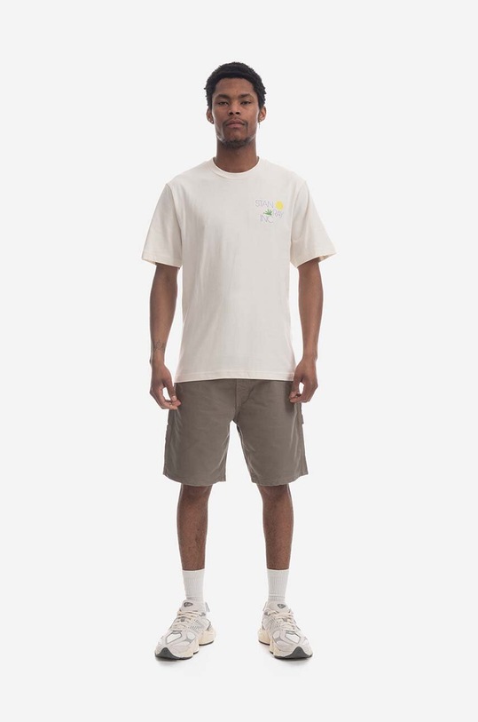 Stan Ray cotton t-shirt Hardly Working Tee SS23043NAT beige