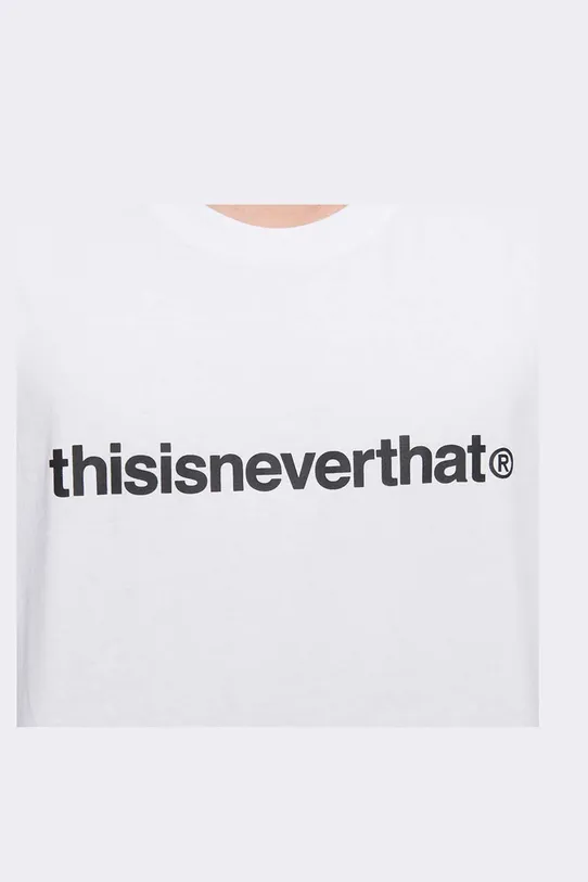 thisisneverthat t-shirt bawełniany T-Logo Tee TN230TTSST01 biały