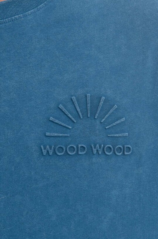 Wood Wood t-shirt bawełniany niebieski 12312507.2491