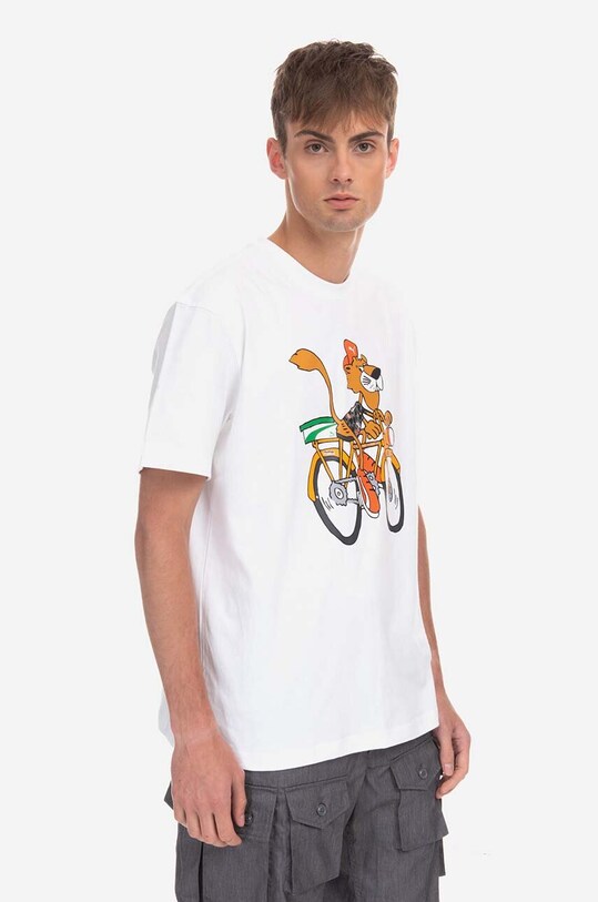 Puma cotton t-shirt Planet friendly white 539158.02