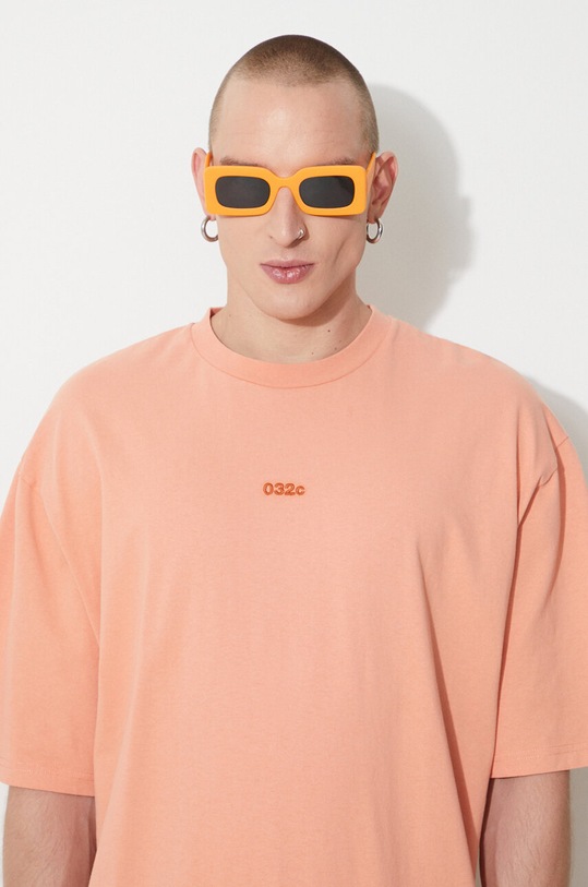 032C t-shirt in cotone SS23.C.1071 arancione